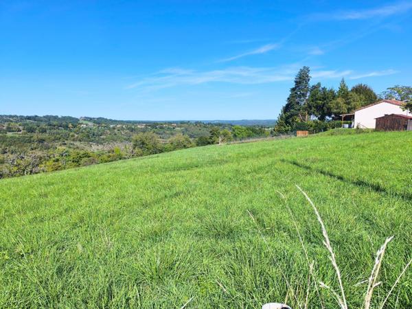 terrain à bâtir avec vue dégagée