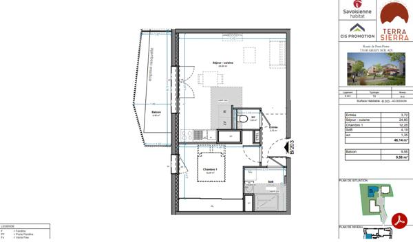 Appartement à vendre à Grésy-sur-Aix (73100)