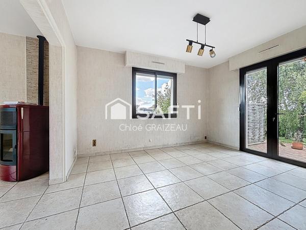 Maison de 169 m² habitables, 5 chambres, double garage