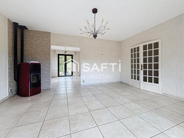 Maison de 169 m² habitables, 5 chambres, double garage