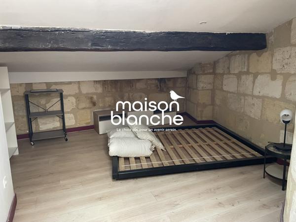 BORDEAUX CENTRE - Grand T1BIS meublé de 18.96 habitables et plus de 33 m² au sol