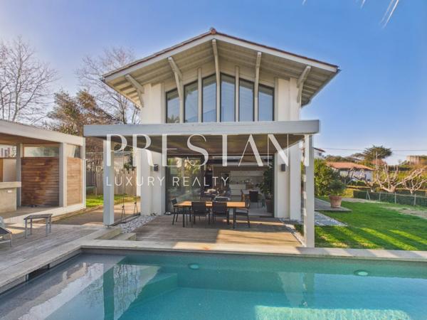 Maison d’Architecte à Saint-Jean-de-Luz Lafitenia – Piscine – Vue mer, SAINT JEAN DE LUZ