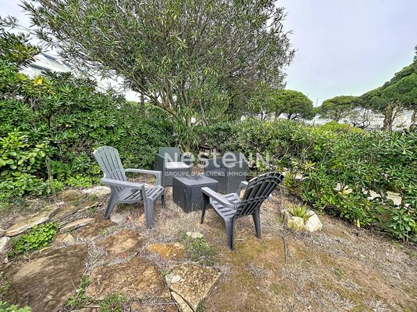 Port Camargue secteur Plage Sud - Appartement Type 3 cabine avec beau jardin terrasse et parking
