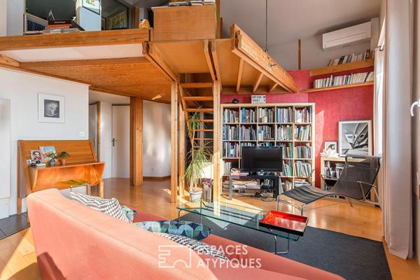 Appartement duplex avec vue sur Lyon