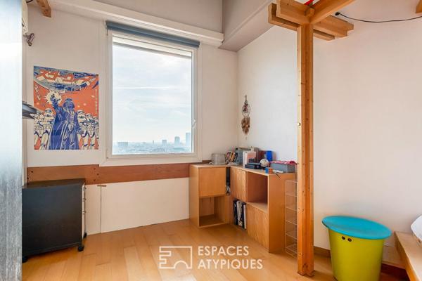 Appartement duplex avec vue sur Lyon