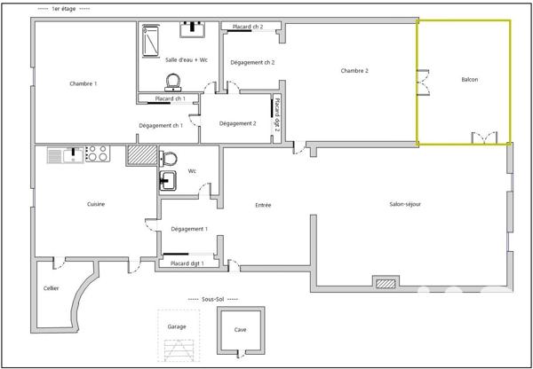 Appartement à vendre 3 pièces 101,24 m² Louveciennes