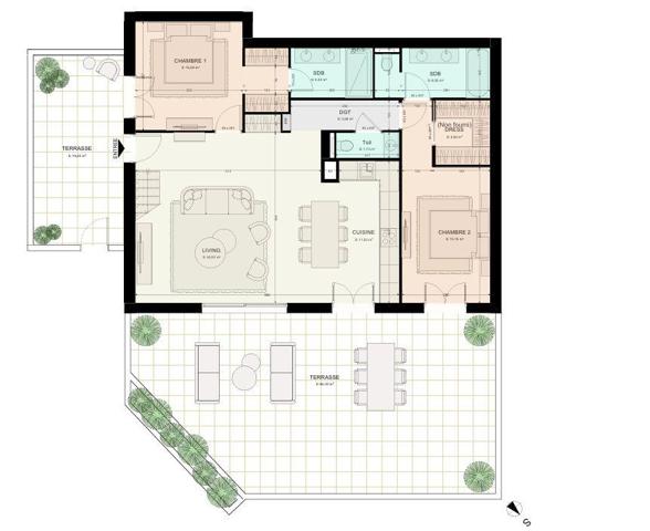 Appartement à vendre 4 pièces 122 m² Châteauneuf-Grasse