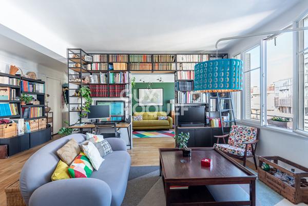 Dernier étage - Superbe appartement familial de 88 m² lumineux et traversant