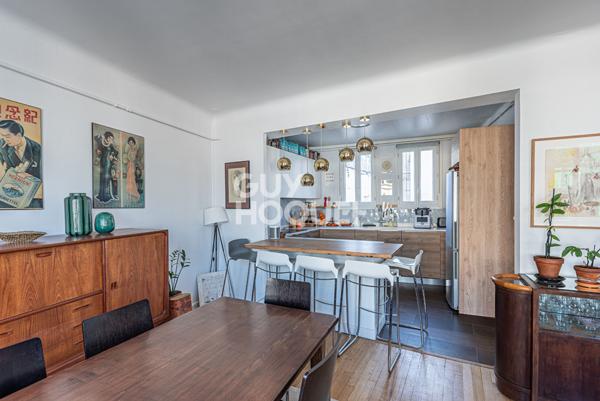 Dernier étage - Superbe appartement familial de 88 m² lumineux et traversant