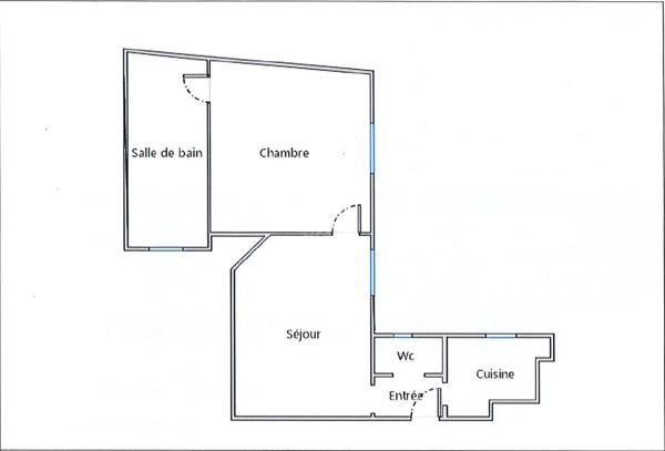 PARIS 18EME - APPARTEMENT 2 PIECES - RUE GANNERON €365 000 ** - Référence NG-6590