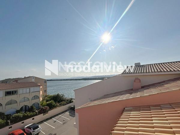 LEUCATE - A VENDRE Appartement T2 cabine avec vue canal et parking