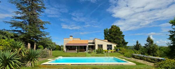 Maison avec sous sol parc et piscine
