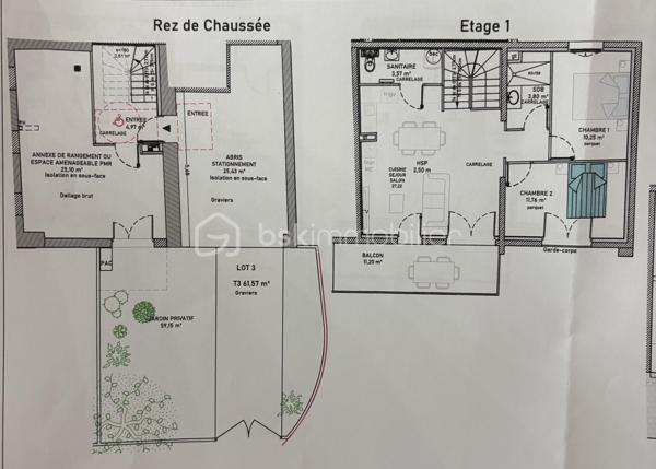 Appartement de 64,38 m²