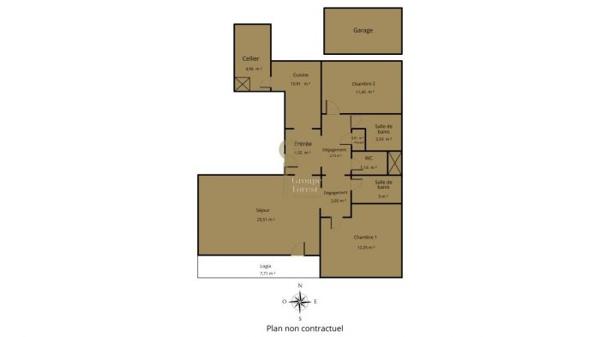 T3 Croix Secteur Croix-Hem-Roubaix 82.89 m²