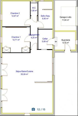 Maison à vendre  3 pièces - 105 m2 UZES - 30