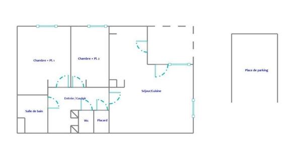 Appartement à vendre 3 pièces 66 m² Toulouse