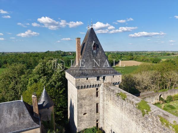 Château féodal, ISMH, et son domaine des XIIe, XVe et XVIe siècles