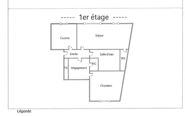 Appartement à vendre    2 pièces • 62,64 m2 Montluçon