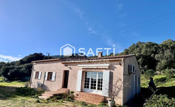 Maison T5, à 10 mn d’Ajaccio et 15 mn du magnifique Golfe de Lava .