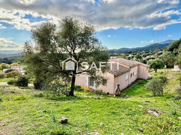 Maison T5, à 10 mn d’Ajaccio et 15 mn du magnifique Golfe de Lava .