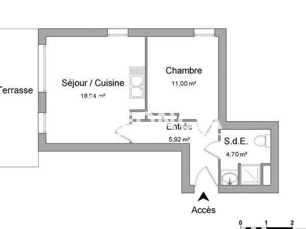 Location Appartement 2 pièces 40.56 m² - 2 RUE VIRGINIE MAUVAIS Nancy 54000
