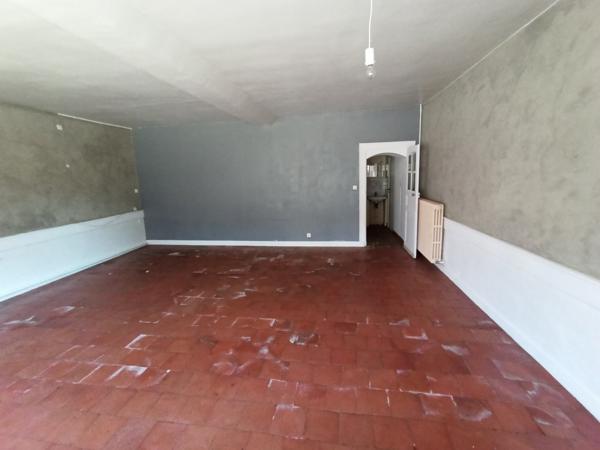 Ancien commerce, 110 m² + 60m², terrain de 1242m²