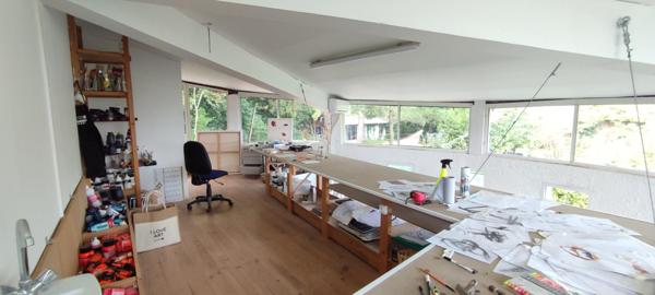 Maison mignonne et atypique de 150m2 avec 14,5m de dépendances dans un terrain arboré à Venelles.