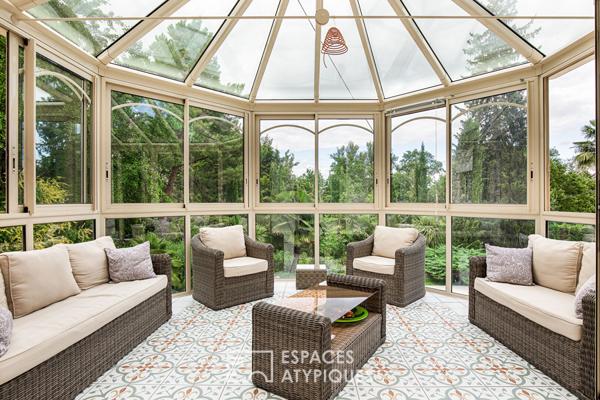 Propriété exeptionnelle en centre-ville au coeur d’un parc arboré