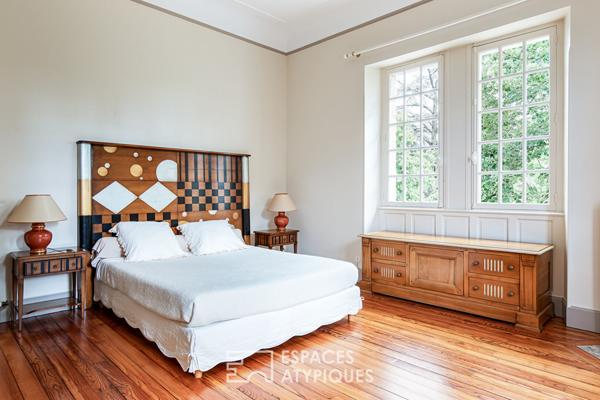 Propriété exeptionnelle en centre-ville au coeur d’un parc arboré