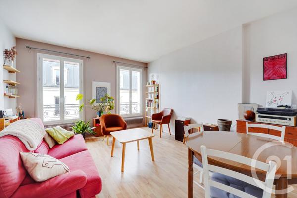 Appartement F3 à vendre  3 pièces - 53,52 m2 PARIS - 75020
