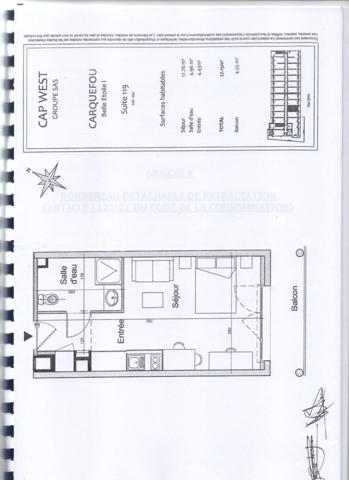 Appartement de 27,74 m²