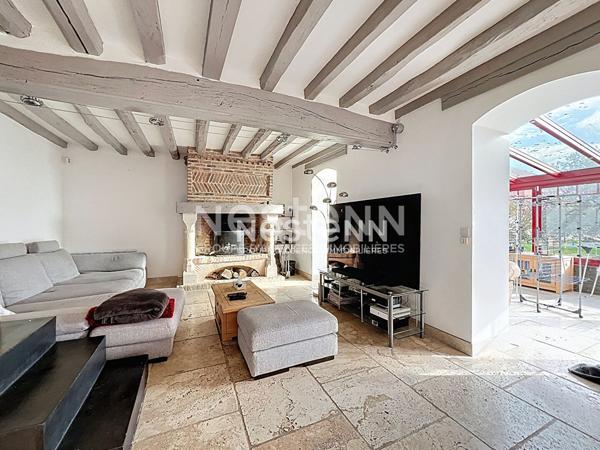 A vendre, Maison 8 pièces 6 chambres, sans travaux, au calme et avec grand terrain, Saint Remy sur Avre