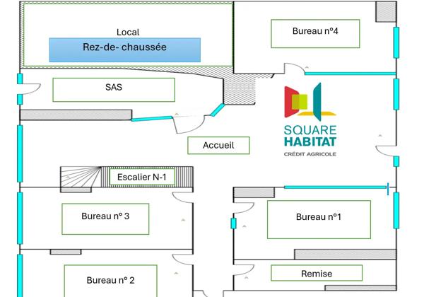 Immeuble à vendre 379.9m² Bertincourt (62124)