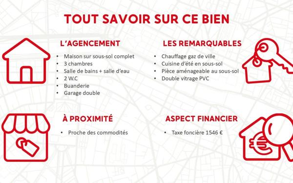 Maison à vendre    5 pièces •  Auxonne