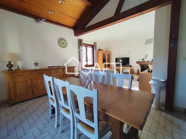 Maison de 135 m²  sur une parcelle de 580 m² avec jardin