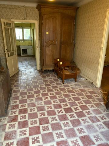 Maison de ville à rénover avec local commercial et jardin