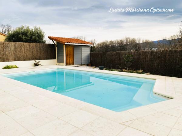 Maison 4 faces 3 chambres piscine garage Prades(66)