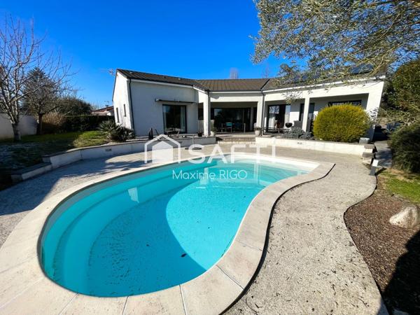 Villa contemporaine 4 pièces avec piscine