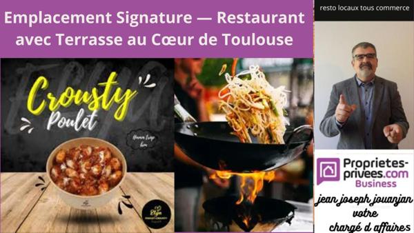 TOULOUSE CARMES  BAR A VIN ET RESTO  EMPLACEMENT N°1, TERRASSE