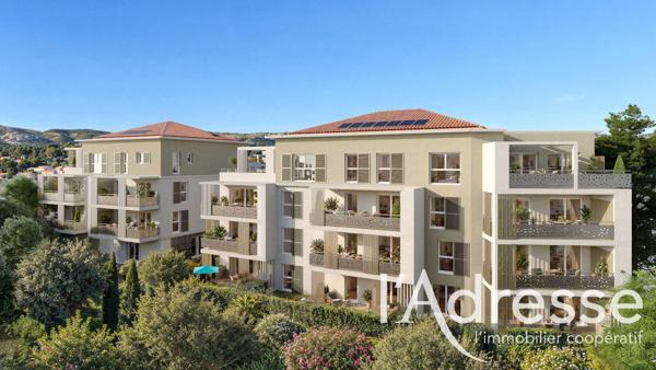 LA CIOTAT APPARTEMENT T2 NEUF AVEC TERRASSE ET JARDIN PRIVATIF