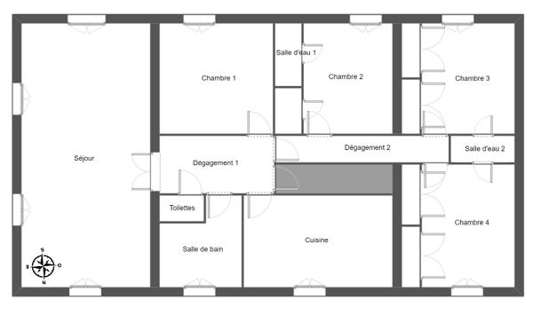 Maison Mouguerre 6 pièce(s) 117 m2 + sous sol + vue vallée de l'Adour