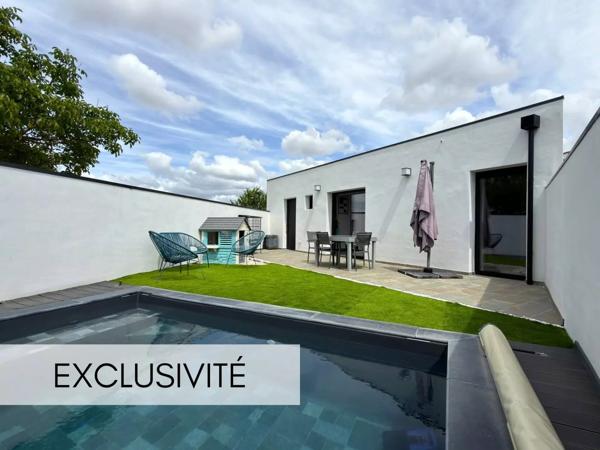 Maison de plain-pied avec piscine, au calme, à 10 minutes de La Rochelle