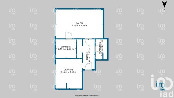Appartement à vendre 2 pièces 47 m² Tarbes