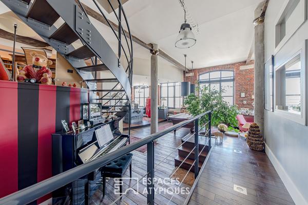 Loft grand standing avec studio indépendant et terrasse avec vue sur Rouen