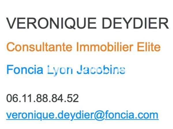 À vendre Studio 30 m² - Lyon 69008