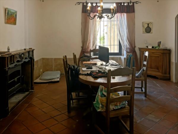 Maison de village en pierre de 260 m2, 10 chambres, SA TERRASSE PANORAMIQUE distribution des pièces sur 3 niveaux : volumes, charme, authenticité, confort et bien être  avec  possibilité  d'activité