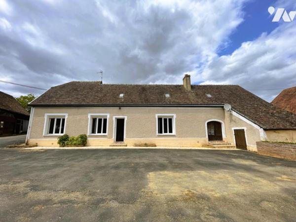 PROPRIETE de 150m² avec nombreuses DEPENDANCES sur environ 4ha de terres sur COURGAINS