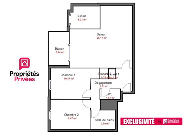 EXCLUSIVITÉ AGEN - Idéal Premier Achat ou Investissement, vaste T3 de 64 m² (DPE C) avec Grand Garage Privatif