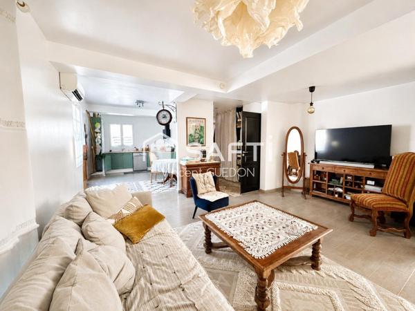 Maison divisée en 2 logements T2 et T3