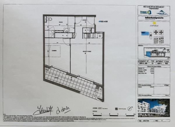 Appartement T2 de 47 m2 au Bouscat